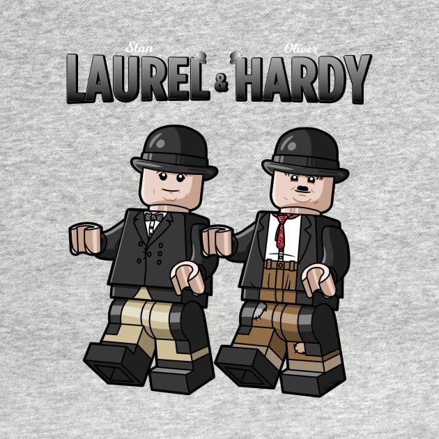 LEGO Laurel and Hardy by schultzstudio